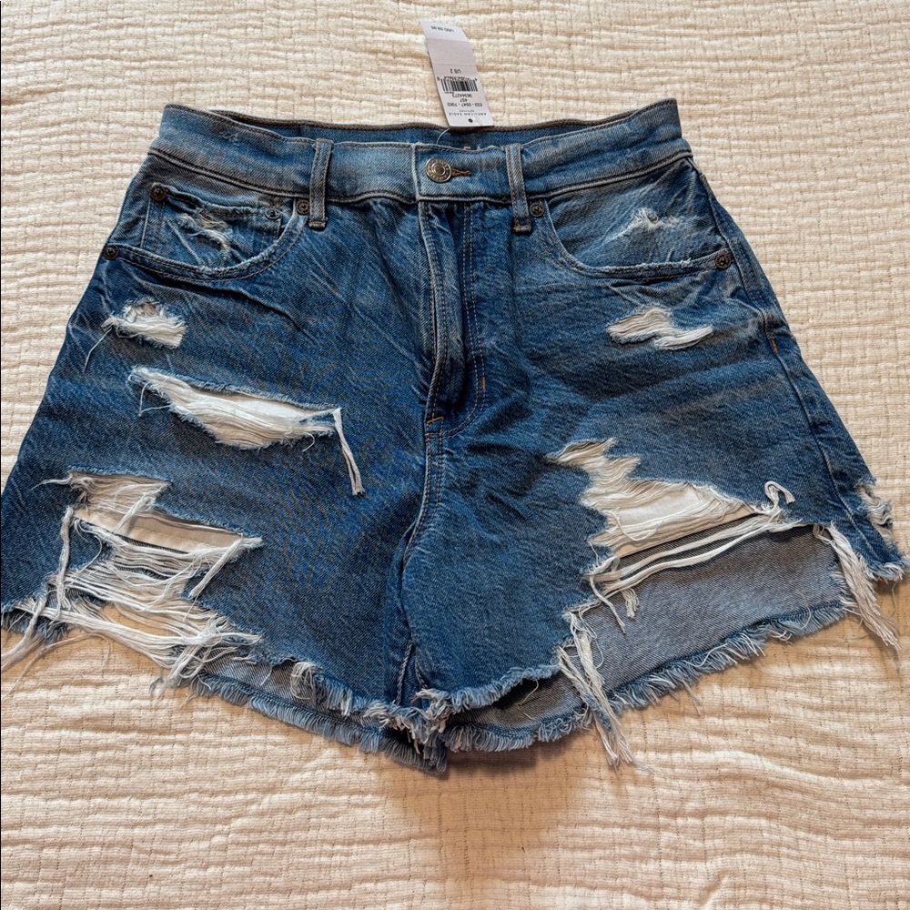 American Eagle Distressed Denim Shorts